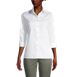 Women's Petite 3/4 Sleeve Performance Twill Shirt, Front