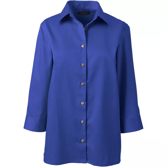 Women's 3/4 Sleeve Performance Twill Shirt - primary