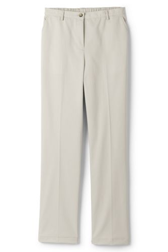 Women's 7 Day Elastic Back Pants from Lands' End