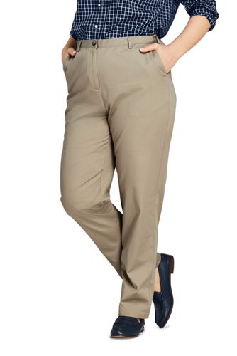 khakis women's plus size pants