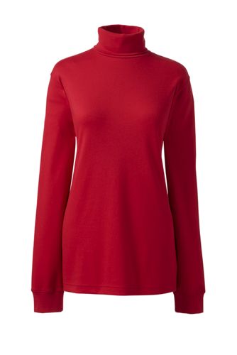 Women's Relaxed Seamless Turtleneck from Lands' End