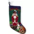Needlepoint Personalized Christmas Stocking, Front