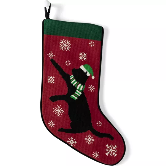 Needlepoint Personalized Christmas Stocking - primary