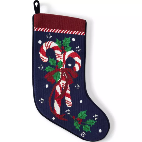 Needlepoint Personalized Christmas Stocking - primary