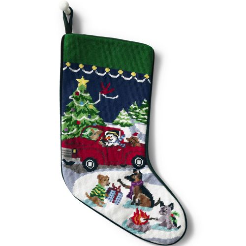 Lands' End - Did you know you get FREE personalization on all needlepoint  stockings? Shop Personalized Christmas Stockings