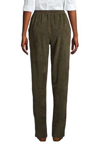women's petite corduroy pants elastic waist