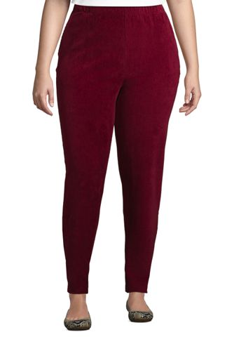 ladies corduroy pants elastic waist