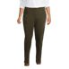 Women's Plus Size Sport Knit High Rise Corduroy Pants, Front