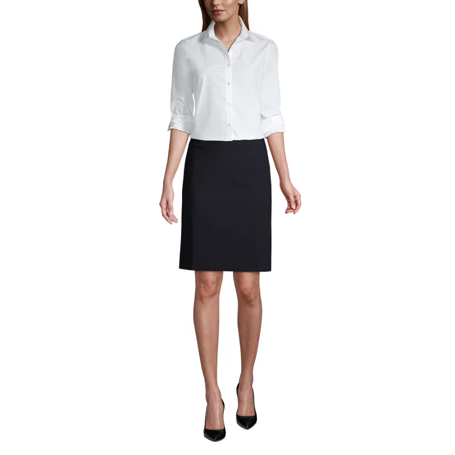 School Uniform Women's Washable Wool Skirt view 2