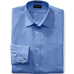 Men's Long Sleeve Straight Collar Broadcloth Dress Shirt, alternative image