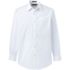 School Uniform Men's Long Sleeve Straight Collar Broadcloth Dress Shirt, Front