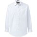 School Uniform Men's Big Long Sleeve Straight Collar Broadcloth Dress Shirt, Front