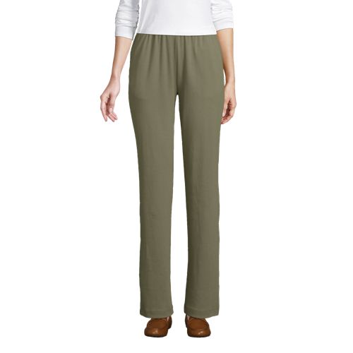 Le Pantalon en Coton Jersey Femme, Taille Standard