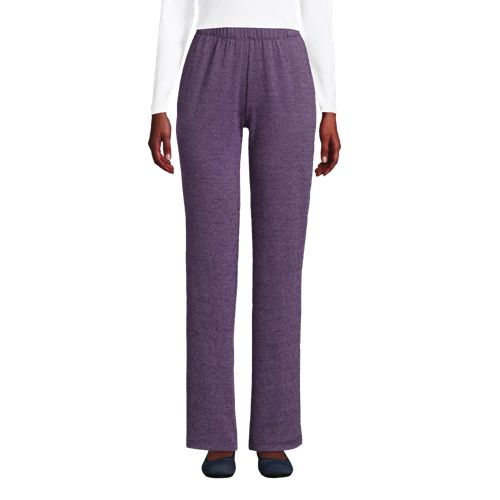 High Rise Elastic Waist Pull On Pants 
