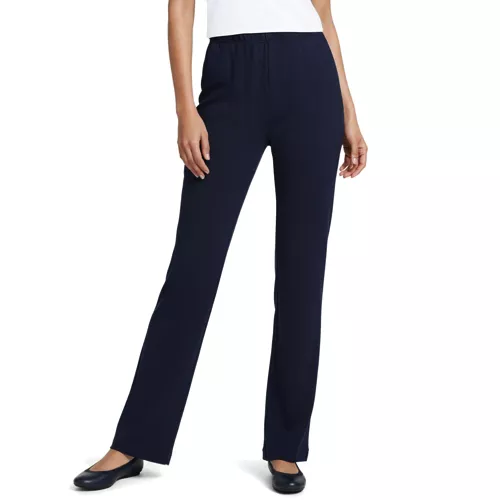 Sport Knit High Rise Pants, Front
