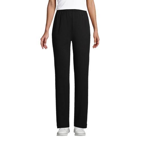 Women's Sport Knit Straight Leg Trousers | Lands' End