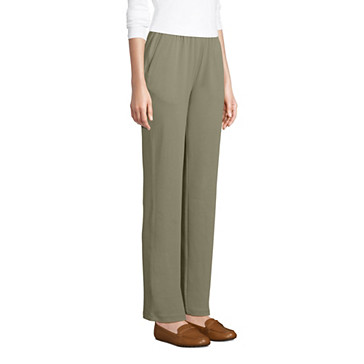 Le Pantalon en Coton Jersey Femme, Taille Standard image number 2