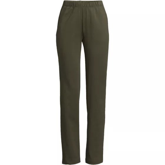 Plus Size Sport Knit High Rise Pants - primary
