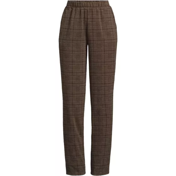 Plus Size Sport Knit High Rise Pants - primary