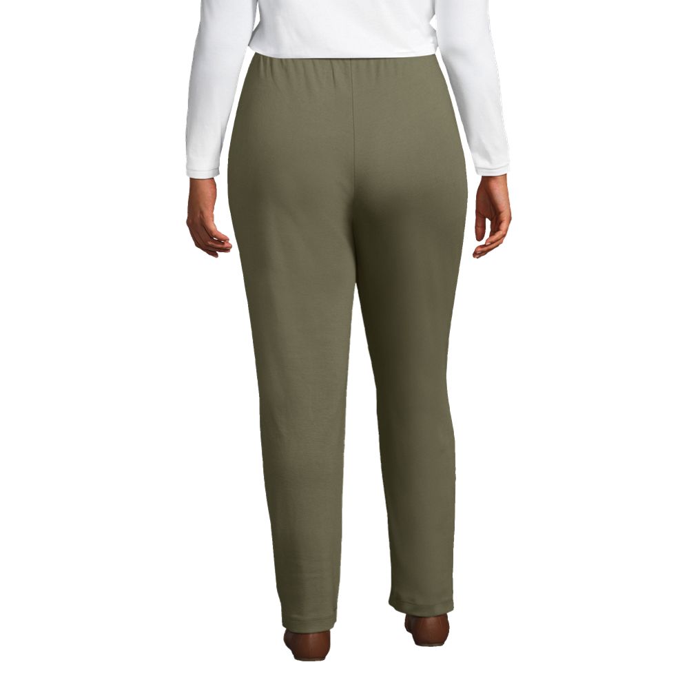 Women's Lands' End Sport Knit High Waist Pants, Size: XS, Dark Brown -  Yahoo Shopping