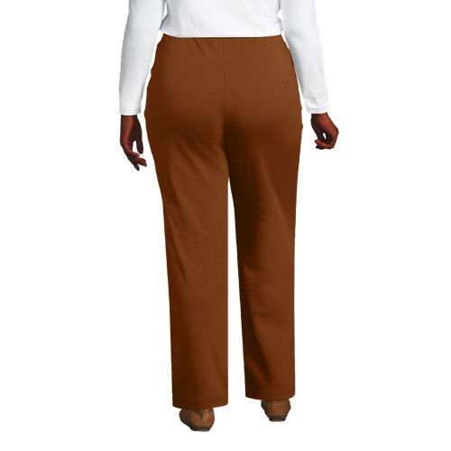 Elastic Waist Wool Pants