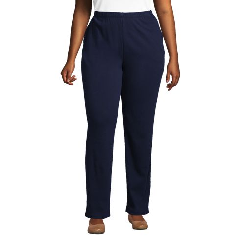 Plus size petite knit 2024 pants