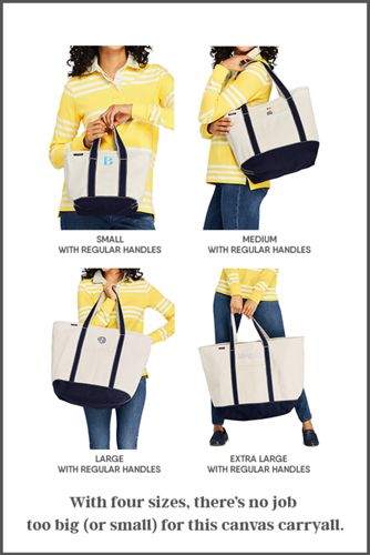 small canvas tote bags with zipper