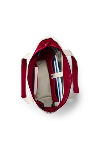 Le Sac Fourre-Tout Zippé en Toile Canvas, Moyen image number 7