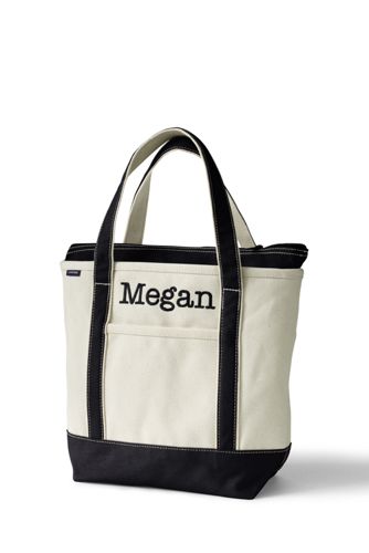 Le Sac Fourre-Tout Zippé en Toile Canvas, Moyen image number 6