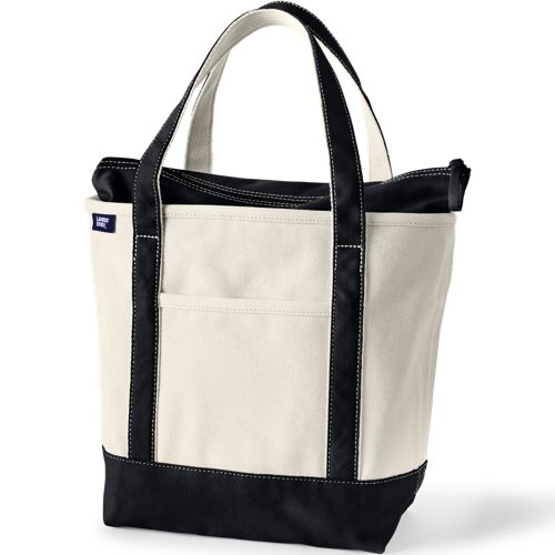 Lands end large tote bag sale