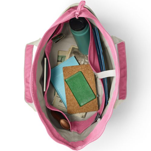 バッグ plllllleeeasse logo tote bag (NATURAL) Stylish Zipper Canvas Tote Bag for Women & Girls Organic