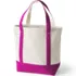 Medium 5 Pocket Open Top Canvas Tote Bag, Back