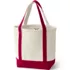 Medium 5 Pocket Open Top Canvas Tote Bag, Back