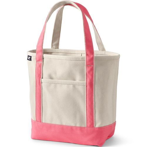 Natural Open Top Canvas Tote Bag
