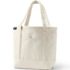 Medium Natural 5 Pocket Open Top Canvas Tote Bag, Front