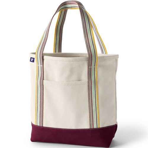 Natural/Burgundy Spritz Stripe