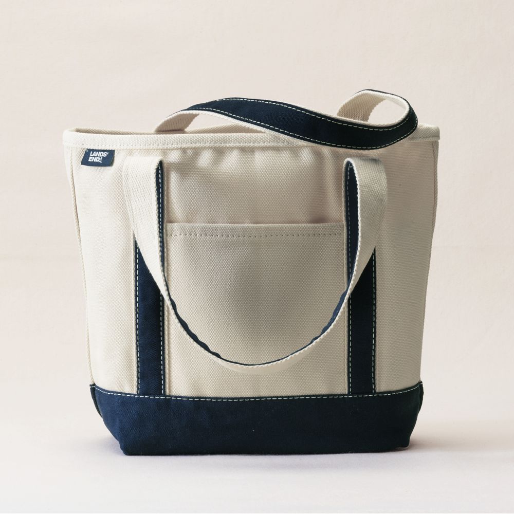 Medium 5 Pocket Open Top Canvas Tote Bag, image 3 of 4