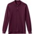 School Uniform Men's Long Sleeve Mesh Polo Shirt, Front