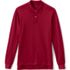 Men's Tall Long Sleeve Mesh Polo Shirt, Front