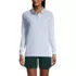 Women's Long Sleeve Mesh Polo Shirt, Front