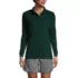 Women's Long Sleeve Mesh Polo Shirt, Front