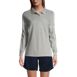 Women's Long Sleeve Mesh Polo Shirt, Front