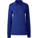 Women's Long Sleeve Mesh Polo Shirt, Front