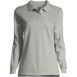 Women's Long Sleeve Mesh Polo Shirt, Front