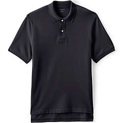 Men's Short Sleeve Mesh Polo Shirt, Front