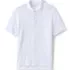 School Uniform Men's Short Sleeve Mesh Polo Shirt, Front