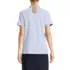 Women's Tall Short Sleeve Mesh Polo Shirt, Back