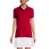 School Uniform Women's Short Sleeve Mesh Polo Shirt, Front