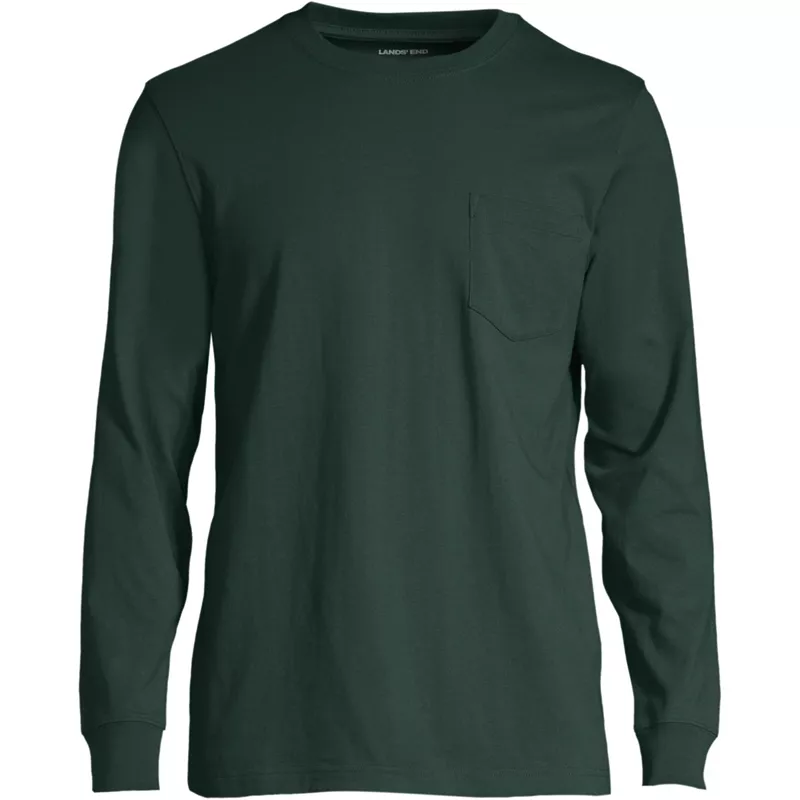 Men's Super-T Long Sleeve T-Shirt with Pocket, Front