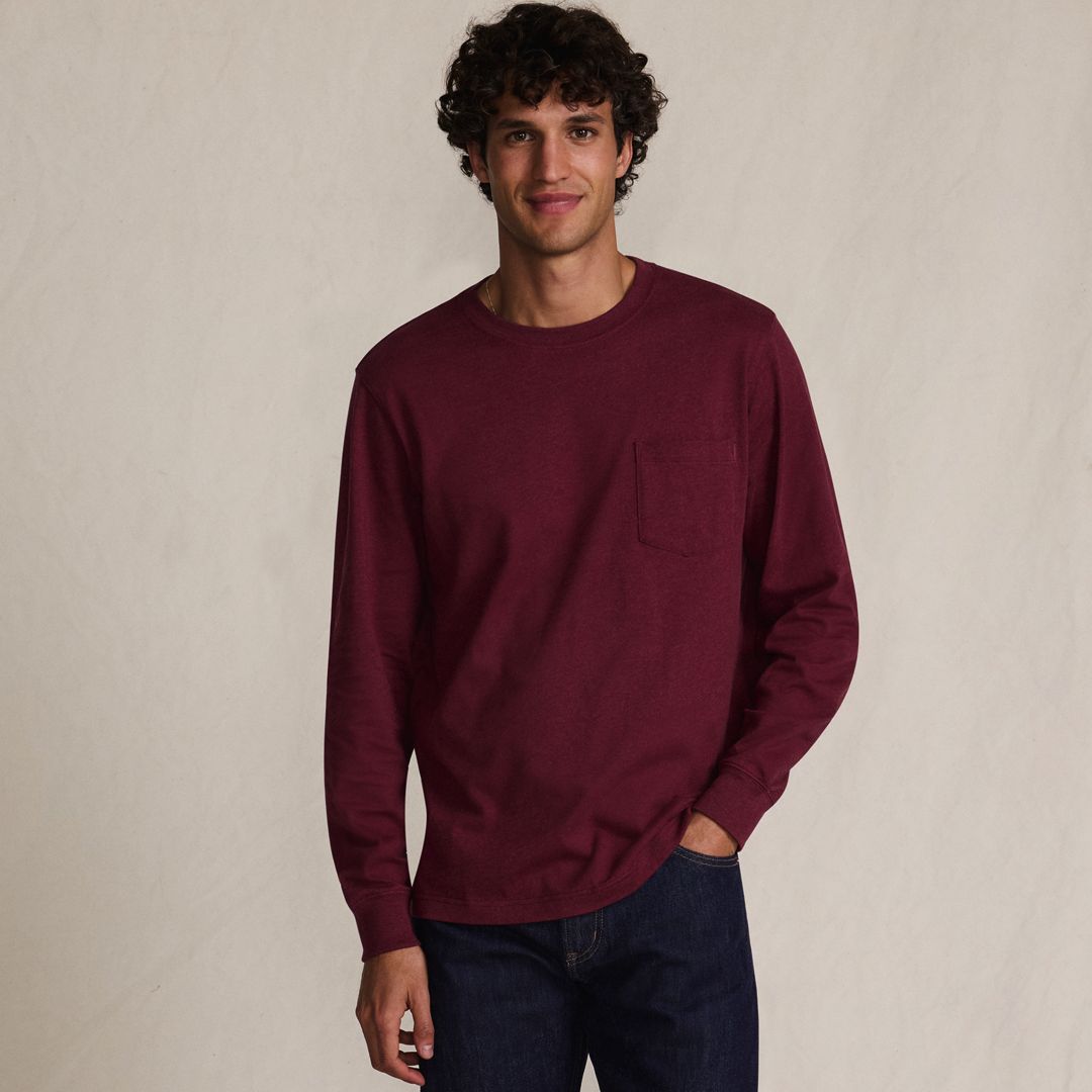 Men's Super-T Long Sleeve T-Shirt with Pocket